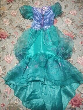 Disney Ariel Princess Dress Up Dress Multi Color Size Small